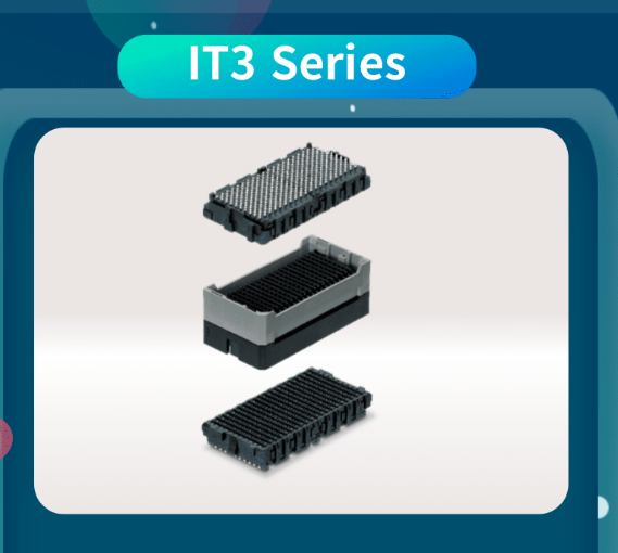 【產品推薦】支持10+Gbps高速傳輸，BGA夾層連接器-IT3系列
